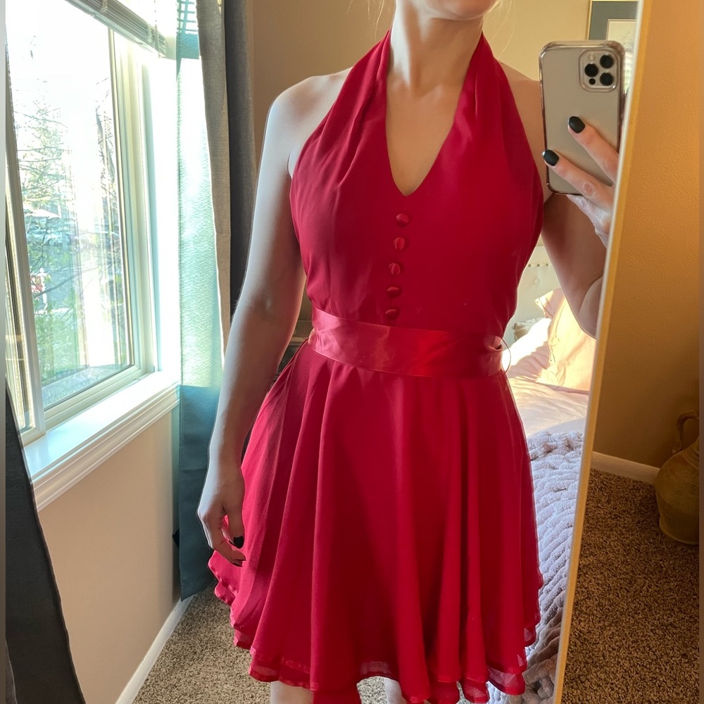 Vintage 🙌🏻 De Laru red cocktail dress